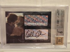 2008 X-Files I Want To Believe Autographs Duchovny Gillian Anderson Kissing Card picture