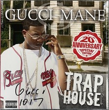 GUCCI MANE SIGNED AUTOGRAPHED TRAP HOUSE ALBUM VINYL RARE ATLANTA RAP JSA COA picture