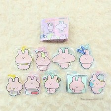 Asamimi-chan Capsule Rubber Mascot - I don't care what happens - 9 types in picture