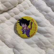 Dragon Ball Glico Ice Cream Can Badge Vintage Original Button picture