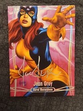2016 Marvel Masterpieces Jean Grey Silver Spectrum Autograph 8/10 picture