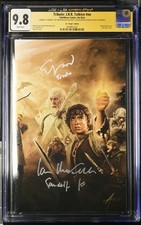 CGC 9.8 LOTR Tribute: J.R.R. Tolkien - Double Signed By Gandalf And Frodo Actors picture