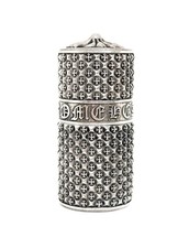 Chrome Hearts Plus Pyramid Studded Large Pill Case Sterling Silver 98.4g 3” Tall picture
