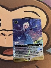 Disney Lorcana TCG Elsa Ice Maker 2/C2 EN Cold Foil Floodborn Hero Queen picture