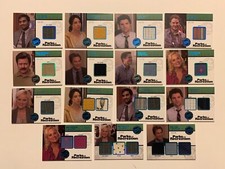 2013 Press Pass PARKS AND RECREATION Blue Relic set (15) Very Rare #'d /25 picture