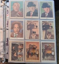 1959 Fleer Three Stooges Complete 96 set EX +47 Color Variants =Total 143 Cards picture