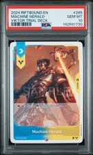 2024 RIFTBOUND: LEAGUE OF LEGENDS VIKTOR TRIAL DECK #265 MACHINE HERALD PSA 10 picture