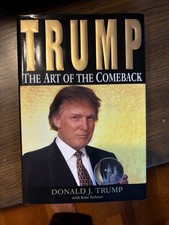 signed Donald Trump book picture