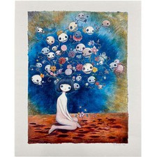 Chiho Aoshima The Souls and flowers around me ED 50 takashi murakami Silkscreen picture