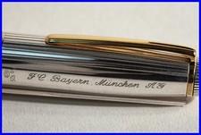Fc Bayern Ag 925 Silver LeGrand Montblanc 146 Piston Filler F 18 K Gold Nib picture