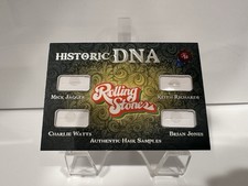Authentic Autographs Historic DNA Prime 2022 ROLLING STONES Relic Quad Card /10 picture