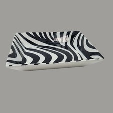 Gucci TOM FORD collectable Home Decor Porcelain ZEBRA print , Very RARE , 1996 picture