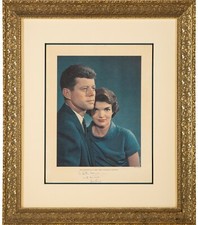 John F. Kennedy Signed Oversized Print by Yousuf Karsh PSA/DNA CERT picture