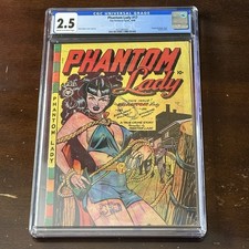 Phantom Lady #17 1948 Classic Bondage Used In SOTI Baker CGC 2.5 picture