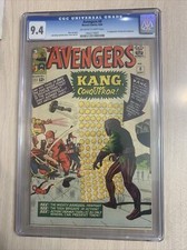 AVENGERS 8 CGC 9.4 NM 1964 IST KANG THE CONQUEROR LEE & KIRBY QUANTUMANIA ANTMAN picture