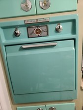 General Electric Wall Oven GE Vintage 1957 Working condition Green color 32×26 picture