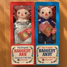 Plush Toy KTC Knickerbocker The Original Raggedy Ann & Andy Manufactured in 1971 picture