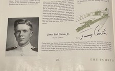1947 Lucky Bag Yearbook SIGNED BY FORMER PRESIDENT JIMMY CARTER US Naval Academy picture
