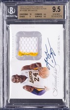 2012-13 PANINI FLAWLESS SPOKESMAN PATCHES AUTOS #7 KOBE BRYANT BGS 9.5 picture