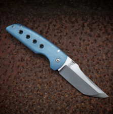 John Barker custom Hokkaido Lefty folding knife picture