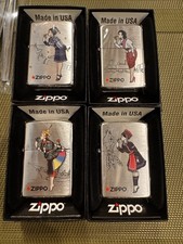 Windy Thailand Zippos, Full Matching Set, Unused 60/200, One Of A Kind picture