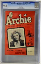 ARCHIE Your Official Store Club Magazine #nn 9/49 CGC 9.8 1949 Archie cover RARE picture