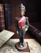 Rare old Argentinian Grandadero San Martin bronze polichrome figure soldier picture