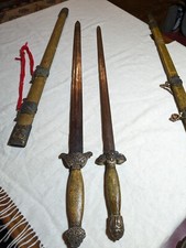 2 Taoist Master Buddhist Shaolin /Wudang Jian Sword Hand and a Half Sword Daoist picture