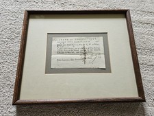 Rare Original Revolutionary War 1781 Payment  For Services Cashed Shillings... picture