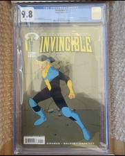 Invincible #1 CGC 9.8 White Pages 2003 1st Print Image Comics Kirkman Walker picture
