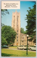 Richard Halliburton Memorial Tower Memphis TN Postcard 1973 Plastichrome picture