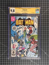 Batman #375 CGC SS 9.8 DOUBLE COVER Signed Ed Hannigan DC 1984 Jemm Insert picture