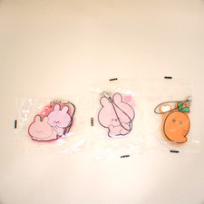 Asamimi-chan Capsule Rubber Strap Keychain Set of 3 Cute Kawaii Japan 2024 picture