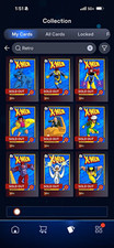 Topps X-Men Retro Epic Non-Sport Trading Card Lot - 9 Cards Beast Wolverine picture