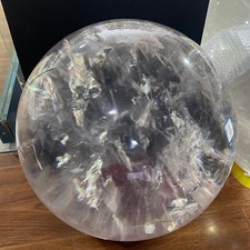 114.4LB A+ Natural Rainbow clear Quartz Sphere Crystal Ball Healing picture