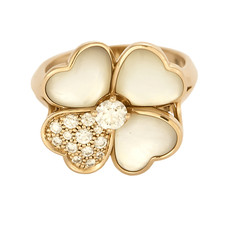 Van Cleef & Arpels - Cosmos - Rose Gold, Mother of Pearl and Diamond Ring picture