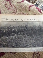 m11h ephemera ww1 1916 picture somme advance r a m c picture