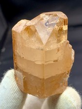 129 Gm Natural Topaz champagne Color Terminated Gemmy Wonderful Crystal—Pak picture