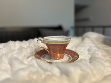Gorgeous Vintage Paragon and Aynsley Tea Cup and Saucer, Porcelain, Gold Wash picture
