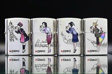 Asian Windy Thailand Limited Zippo Oil Lighter Mint Rare picture