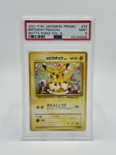 Pokemon Japanese Promo Natta Wake Vol. 6 #25 Birthday Pikachu PSA 9 picture