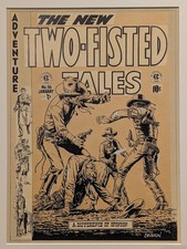 JOHN SEVERIN - TWO-FISTED TALES #36 - EC Comics, Original Cover Art, 1980 picture
