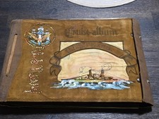 Rare One Of A Kind 1930s USS Texas Battleship Scrapbook 135+ Photos 60 Sigs   + picture