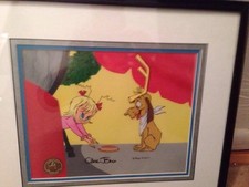 The Cindy Lou & Max PRODUCTION Art by Chuck Jones from Grinch that stole picture