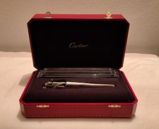 Cartier Exceptional Panther de Cartier Sterling Silver Fountain Pen  picture