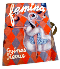 VINTAGE PROGRAM FEMINA WILHELM GYIMES REVUE VIENNA WIEN AUSTRIA 1930's picture