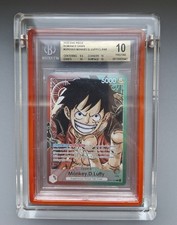 One Piece Luffy Alt Art Pre Errata - OP01 - BGS 10 picture