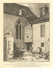 The old House of Lords. Our early Kings' Council Chamber. JT Smith aquatint 1808 picture