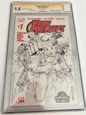 Marvel Young Avengers #1 WW LA Sketch Cover CGC SS 9.8 Jim Cheung Signed  picture
