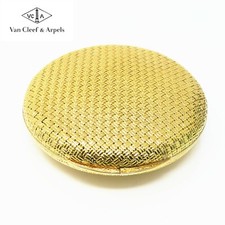 NYJEWEL Van Cleef & Arpels VCA 18k Yellow Gold Compact  picture